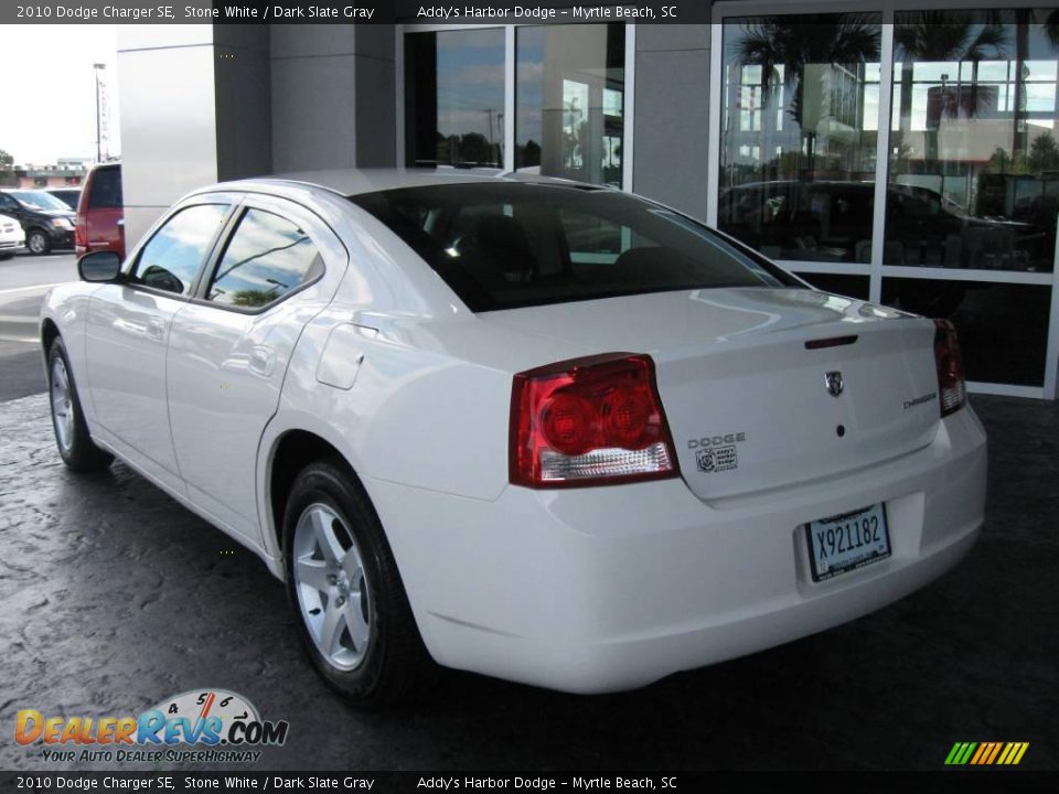 2010 Dodge Charger SE Stone White / Dark Slate Gray Photo #6