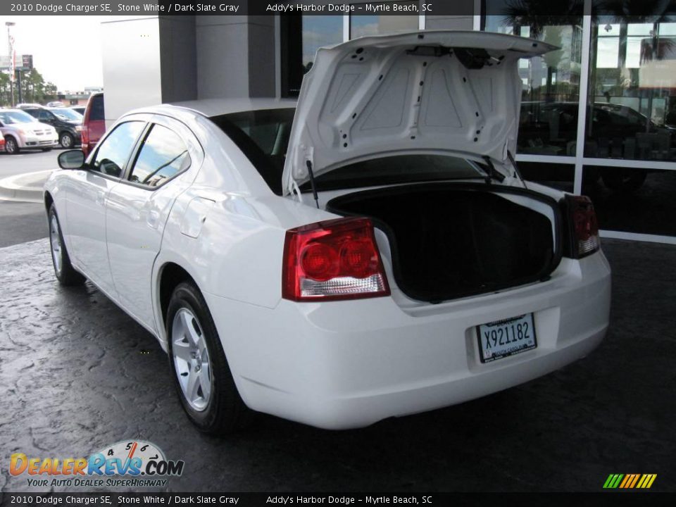 2010 Dodge Charger SE Stone White / Dark Slate Gray Photo #8