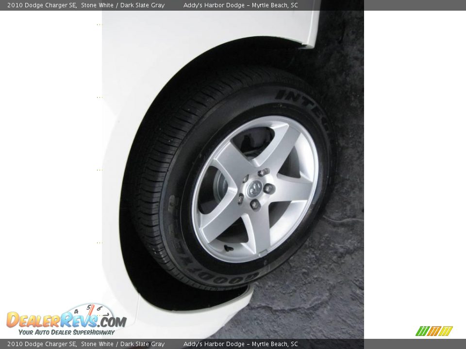 2010 Dodge Charger SE Stone White / Dark Slate Gray Photo #10