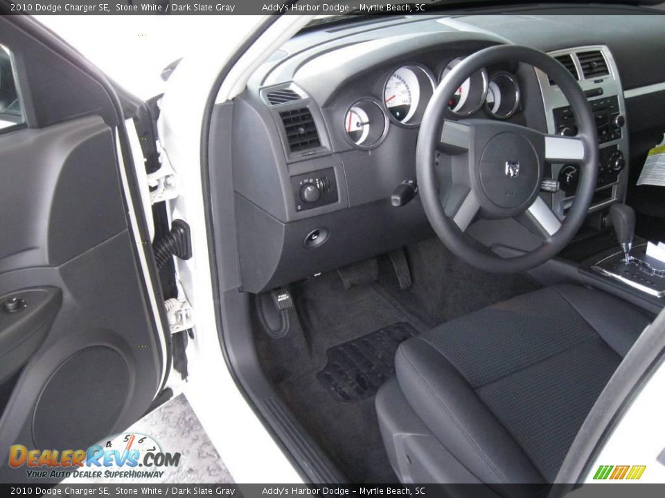 2010 Dodge Charger SE Stone White / Dark Slate Gray Photo #11