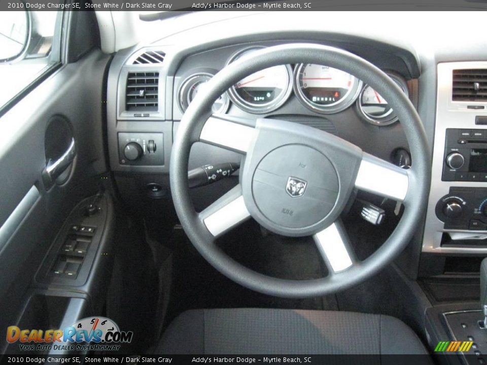 2010 Dodge Charger SE Stone White / Dark Slate Gray Photo #19