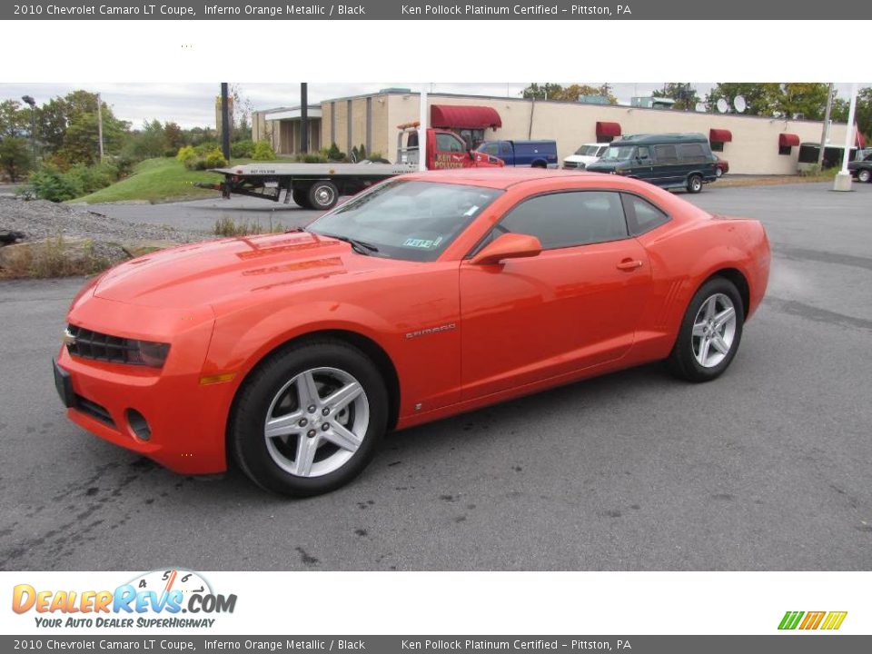 2010 Chevrolet Camaro LT Coupe Inferno Orange Metallic / Black Photo #2