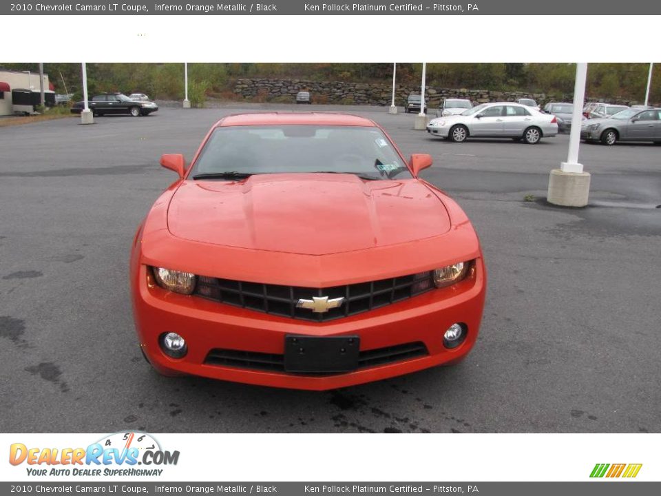 2010 Chevrolet Camaro LT Coupe Inferno Orange Metallic / Black Photo #3