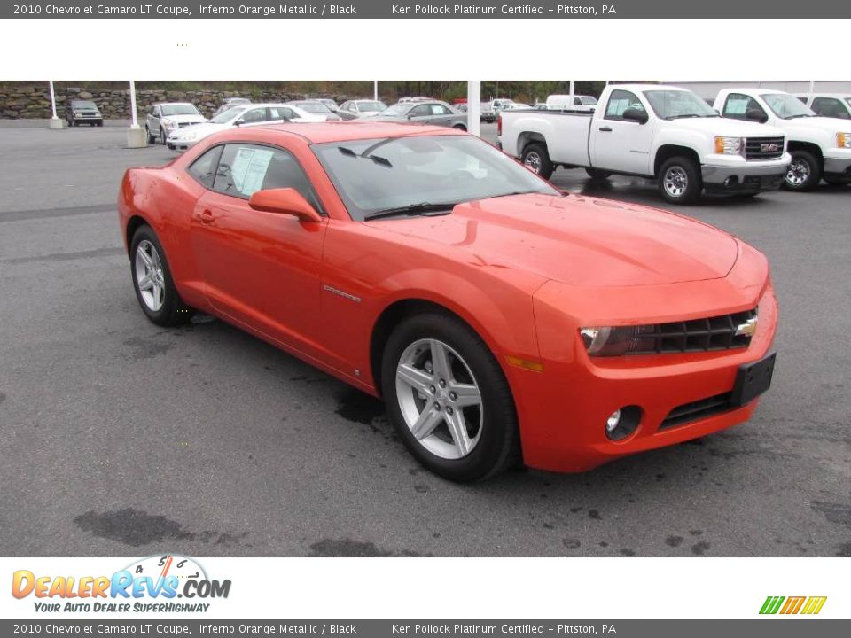 2010 Chevrolet Camaro LT Coupe Inferno Orange Metallic / Black Photo #4