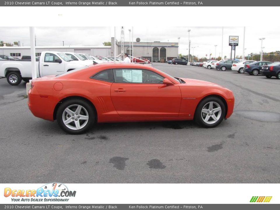 2010 Chevrolet Camaro LT Coupe Inferno Orange Metallic / Black Photo #5