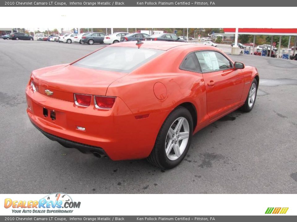 2010 Chevrolet Camaro LT Coupe Inferno Orange Metallic / Black Photo #6
