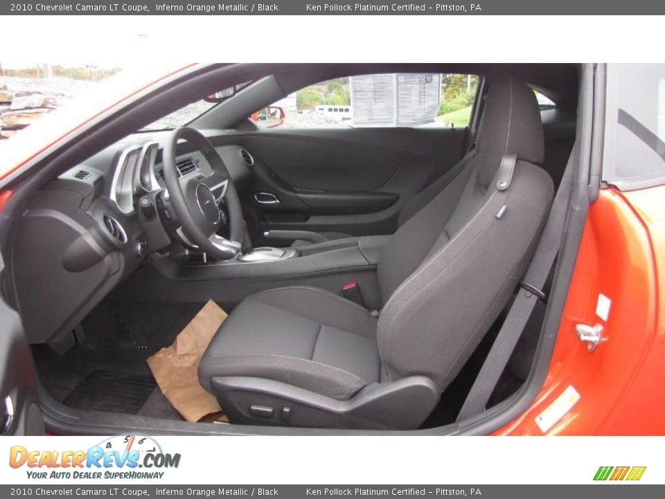2010 Chevrolet Camaro LT Coupe Inferno Orange Metallic / Black Photo #9