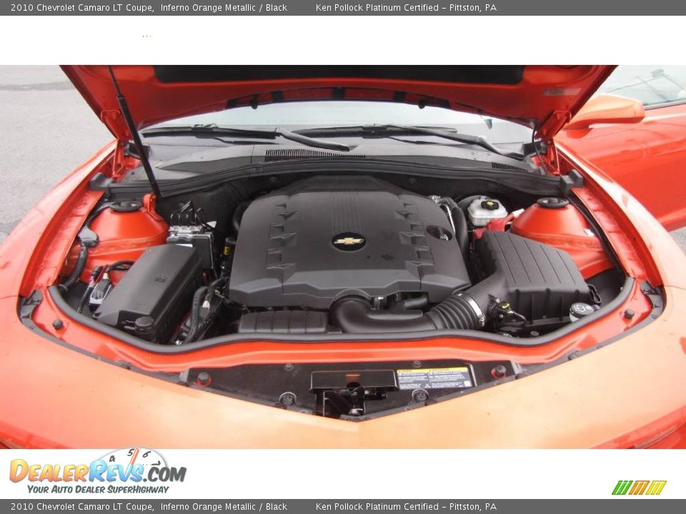 2010 Chevrolet Camaro LT Coupe Inferno Orange Metallic / Black Photo #12