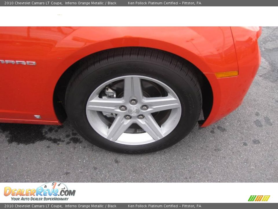 2010 Chevrolet Camaro LT Coupe Inferno Orange Metallic / Black Photo #13