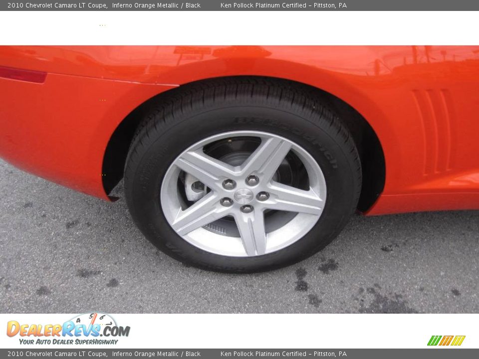 2010 Chevrolet Camaro LT Coupe Inferno Orange Metallic / Black Photo #14