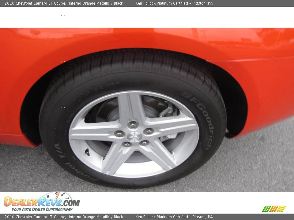 2010 Chevrolet Camaro LT Coupe Inferno Orange Metallic / Black Photo #15