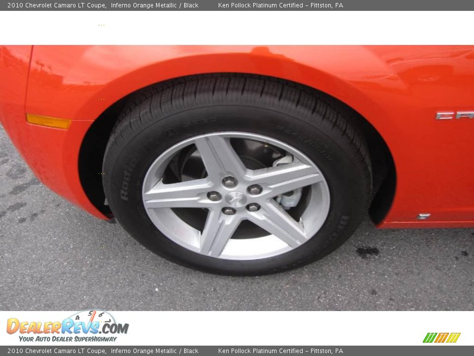 2010 Chevrolet Camaro LT Coupe Inferno Orange Metallic / Black Photo #16