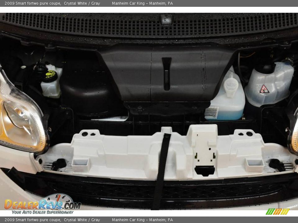 2009 Smart fortwo pure coupe Crystal White / Gray Photo #15
