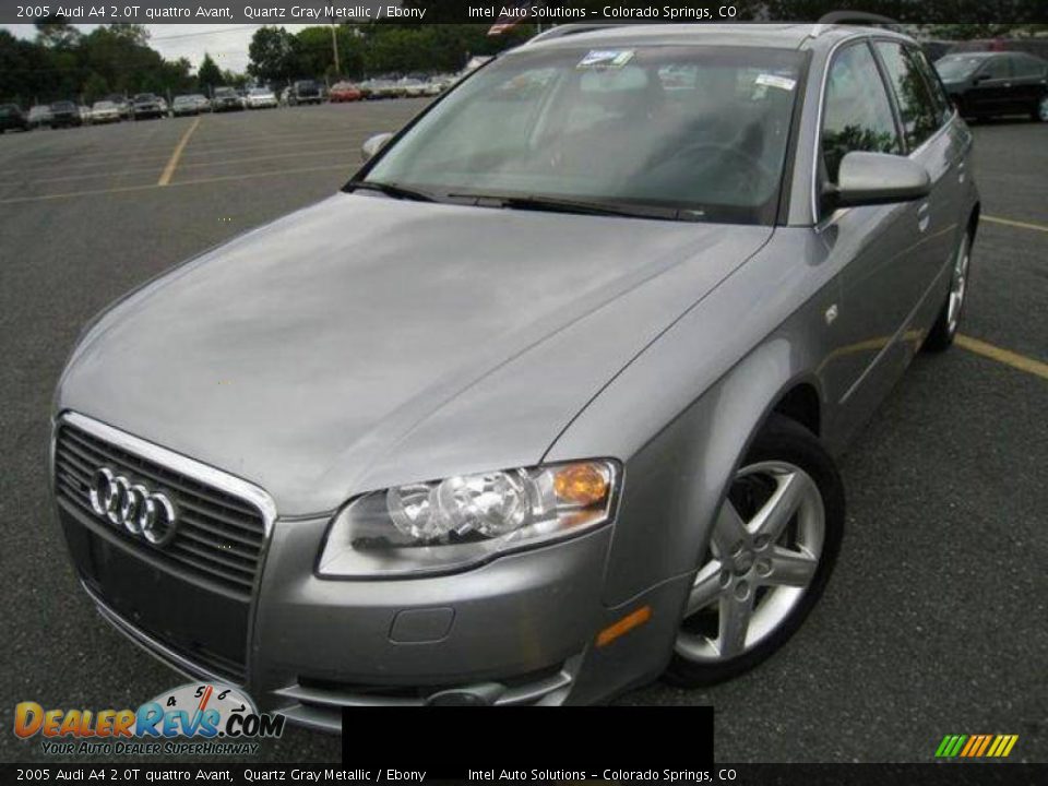 2005 Audi A4 2.0T quattro Avant Quartz Gray Metallic / Ebony Photo #1