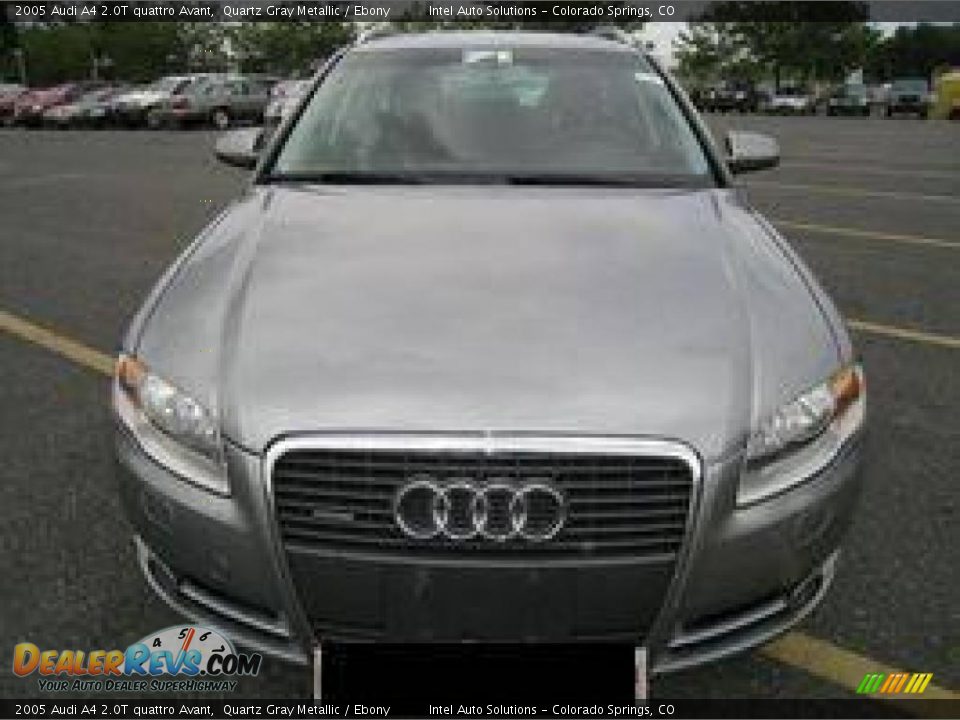 2005 Audi A4 2.0T quattro Avant Quartz Gray Metallic / Ebony Photo #3