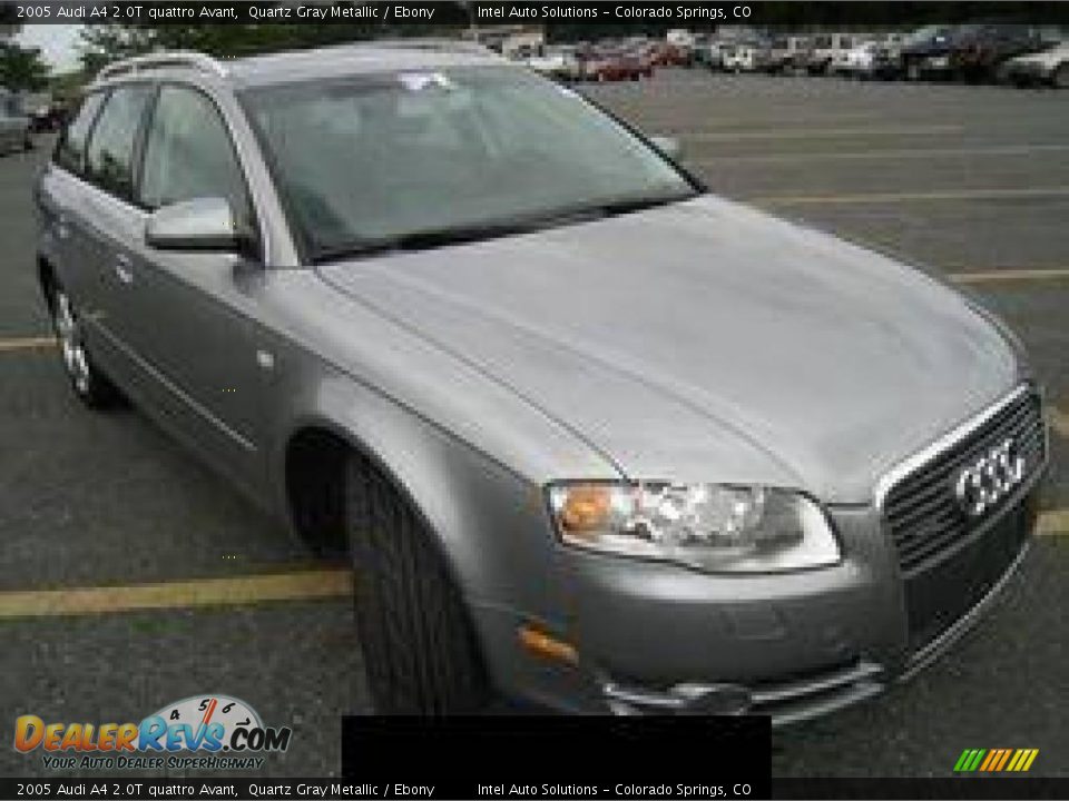 2005 Audi A4 2.0T quattro Avant Quartz Gray Metallic / Ebony Photo #4