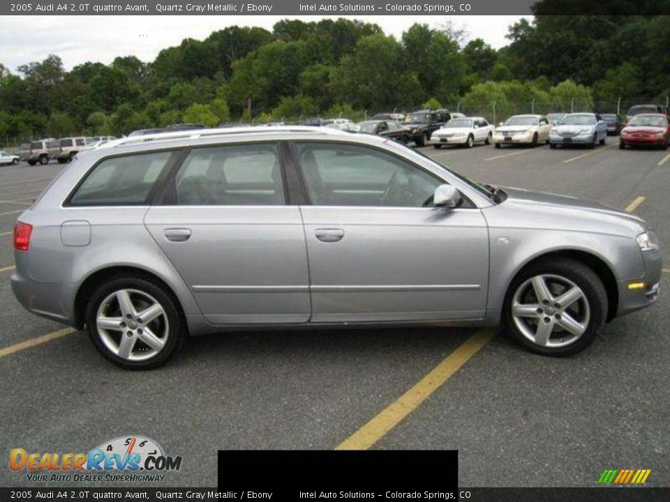 2005 Audi A4 2.0T quattro Avant Quartz Gray Metallic / Ebony Photo #5