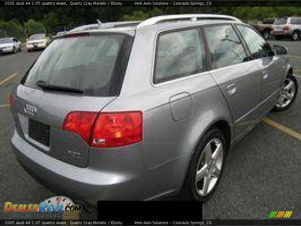 2005 Audi A4 2.0T quattro Avant Quartz Gray Metallic / Ebony Photo #6
