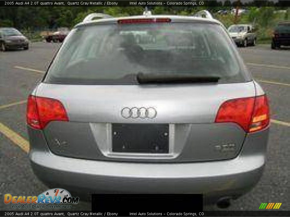 2005 Audi A4 2.0T quattro Avant Quartz Gray Metallic / Ebony Photo #7