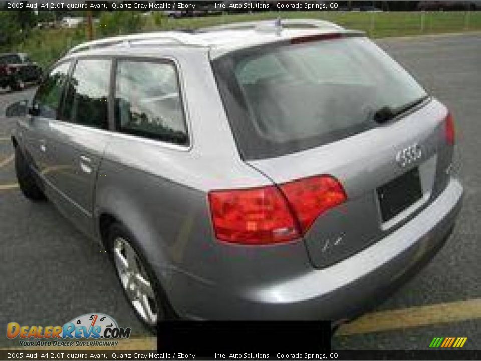 2005 Audi A4 2.0T quattro Avant Quartz Gray Metallic / Ebony Photo #8