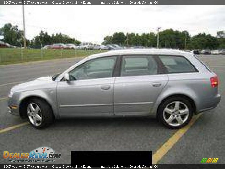 2005 Audi A4 2.0T quattro Avant Quartz Gray Metallic / Ebony Photo #9