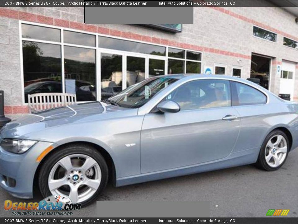 2007 BMW 3 Series 328xi Coupe Arctic Metallic / Terra/Black Dakota Leather Photo #1