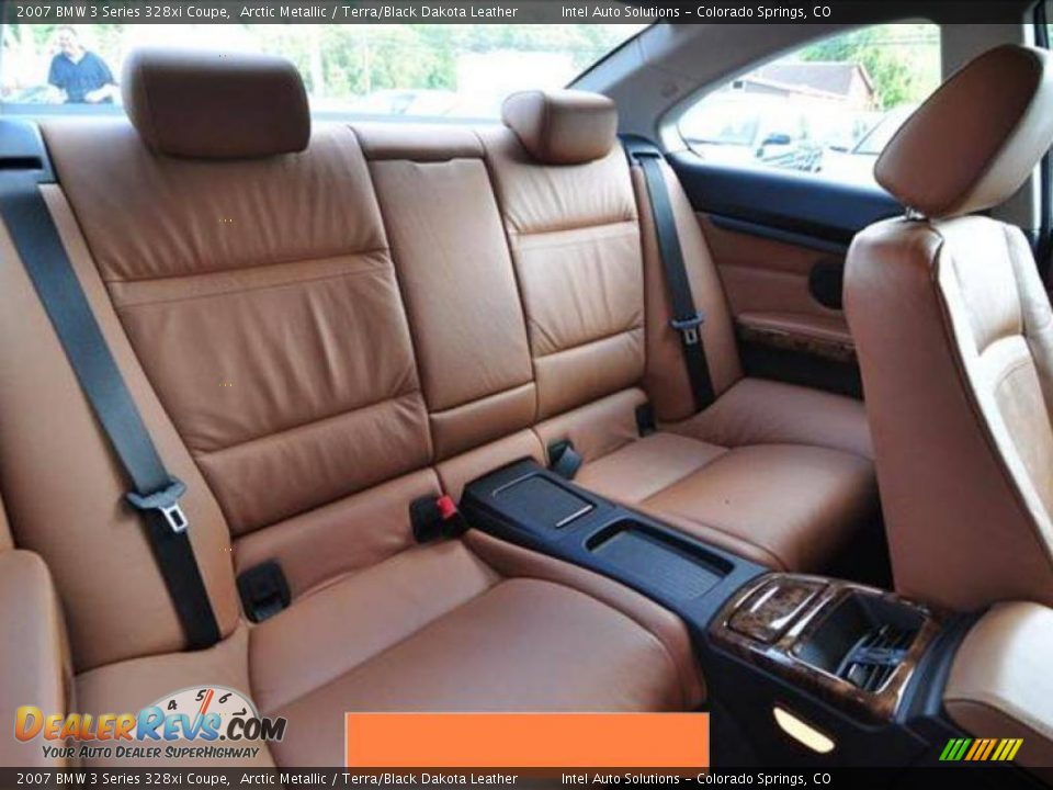 2007 BMW 3 Series 328xi Coupe Arctic Metallic / Terra/Black Dakota Leather Photo #9