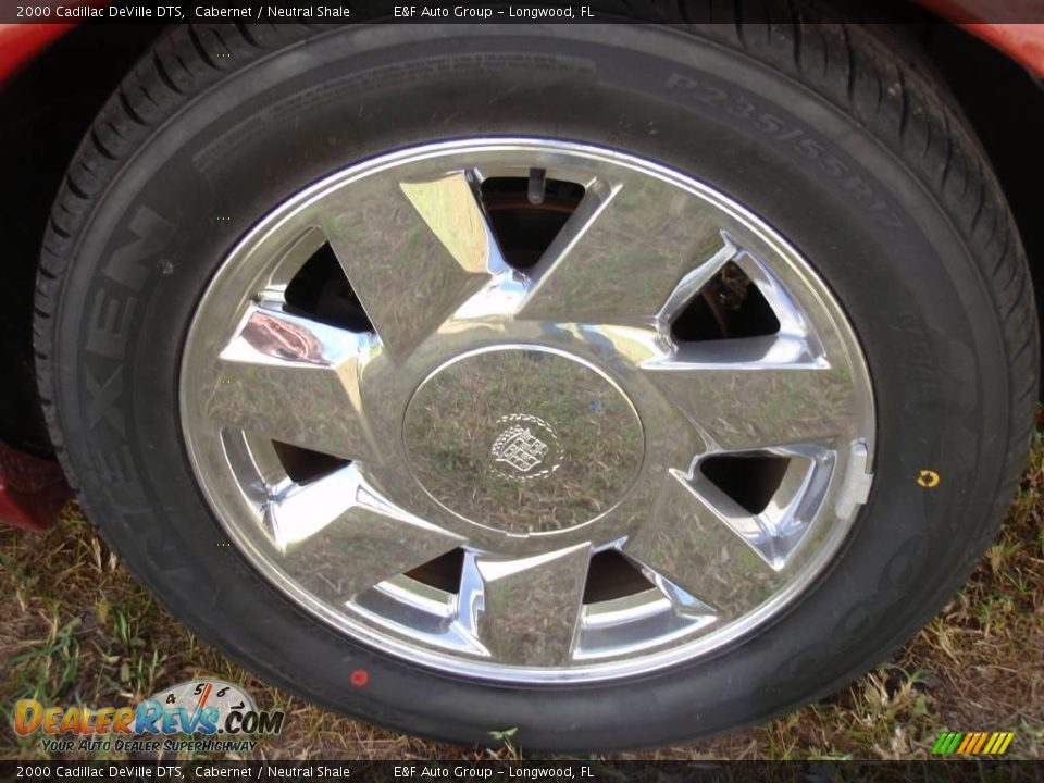 2000 Cadillac DeVille DTS Cabernet / Neutral Shale Photo #11