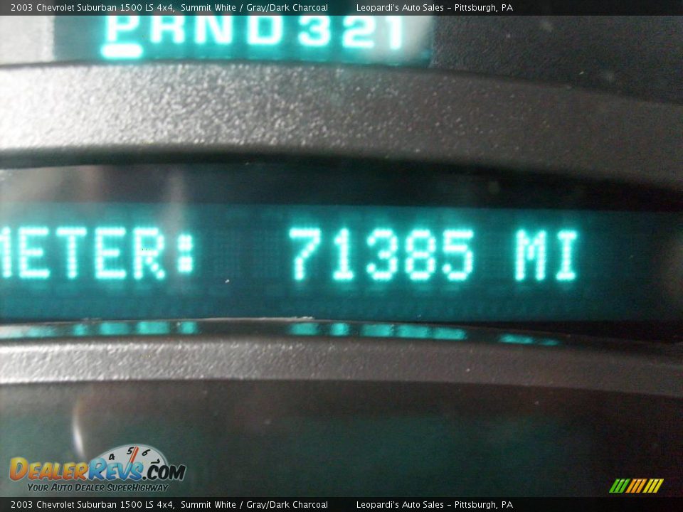 2003 Chevrolet Suburban 1500 LS 4x4 Summit White / Gray/Dark Charcoal Photo #15