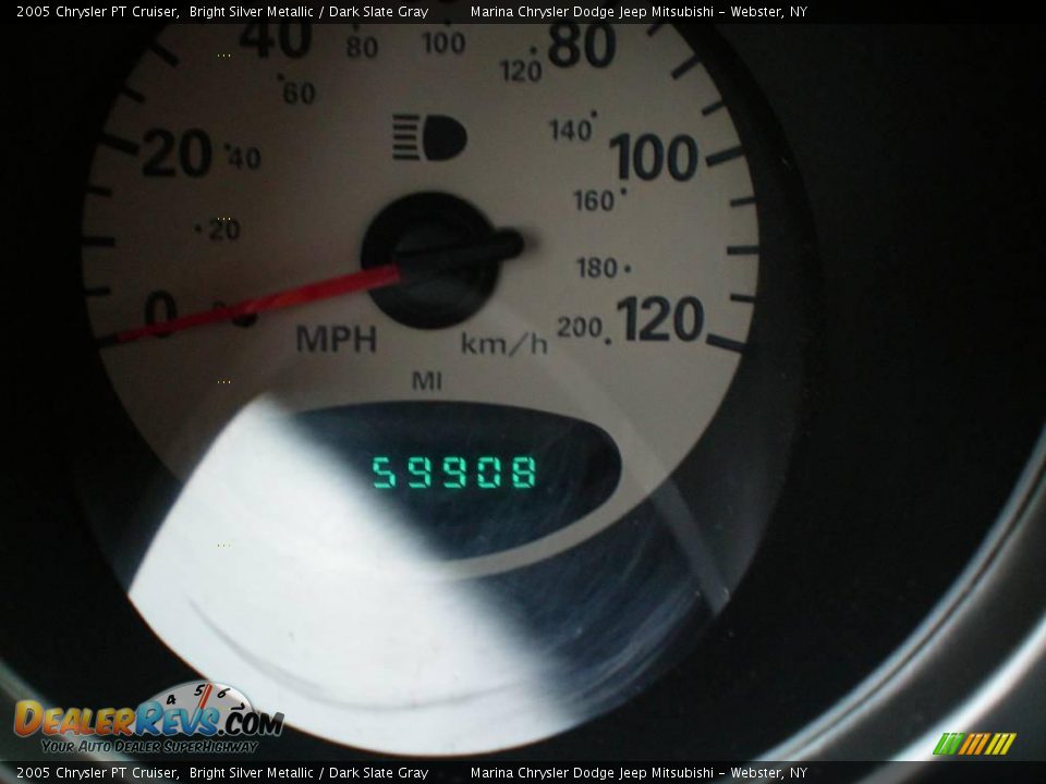 2005 Chrysler PT Cruiser Bright Silver Metallic / Dark Slate Gray Photo #23