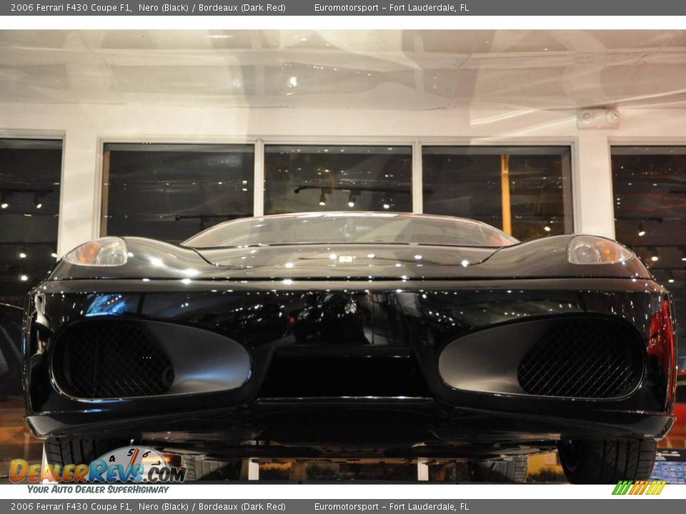 2006 Ferrari F430 Coupe F1 Nero (Black) / Bordeaux (Dark Red) Photo #8