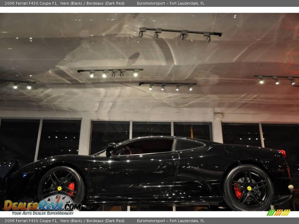 2006 Ferrari F430 Coupe F1 Nero (Black) / Bordeaux (Dark Red) Photo #21