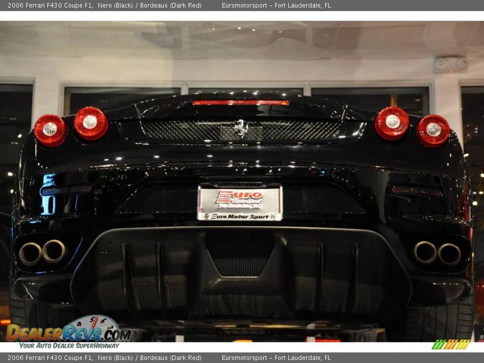 2006 Ferrari F430 Coupe F1 Nero (Black) / Bordeaux (Dark Red) Photo #30