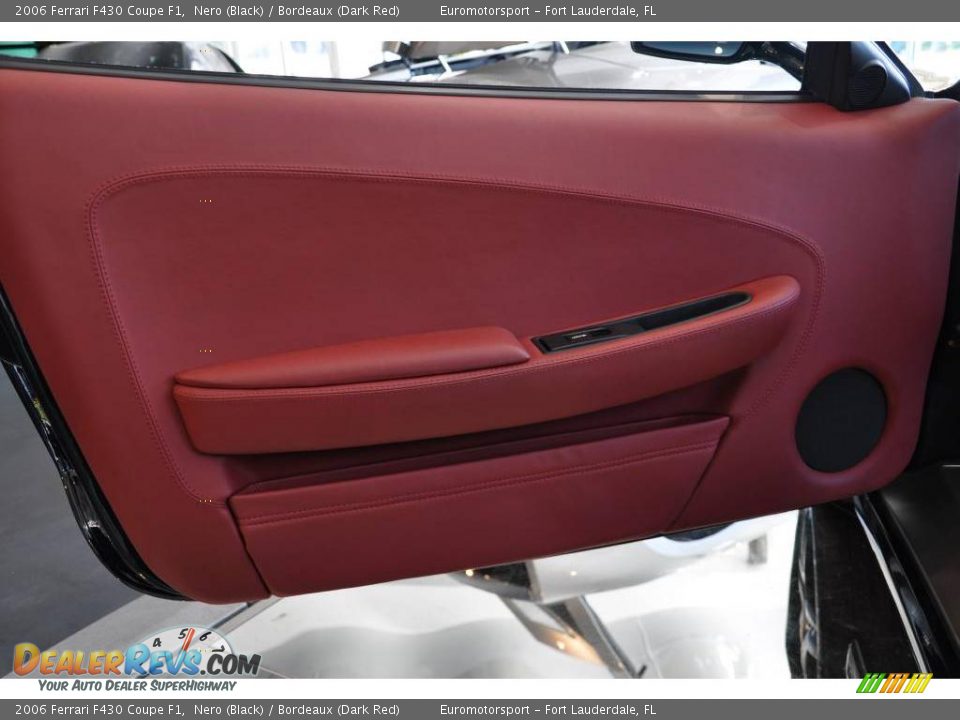 2006 Ferrari F430 Coupe F1 Nero (Black) / Bordeaux (Dark Red) Photo #35