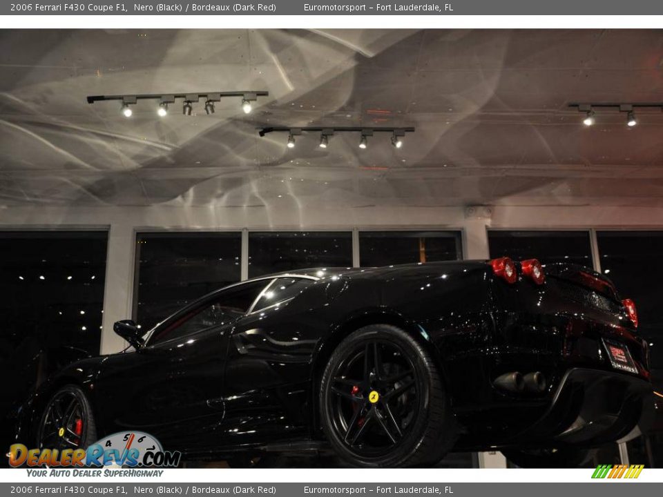 2006 Ferrari F430 Coupe F1 Nero (Black) / Bordeaux (Dark Red) Photo #39