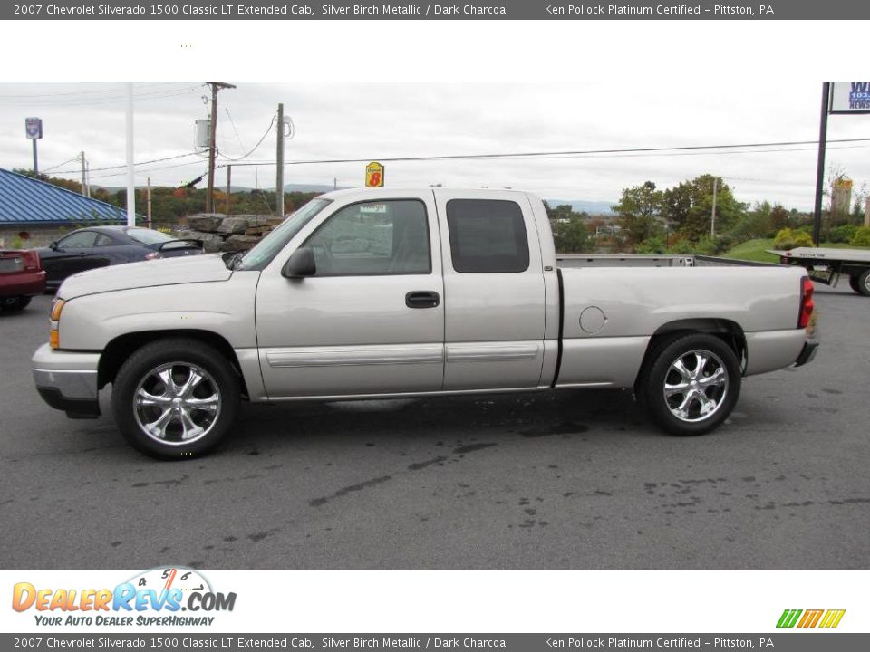 2007 Chevrolet Silverado 1500 Classic LT Extended Cab Silver Birch Metallic / Dark Charcoal Photo #1