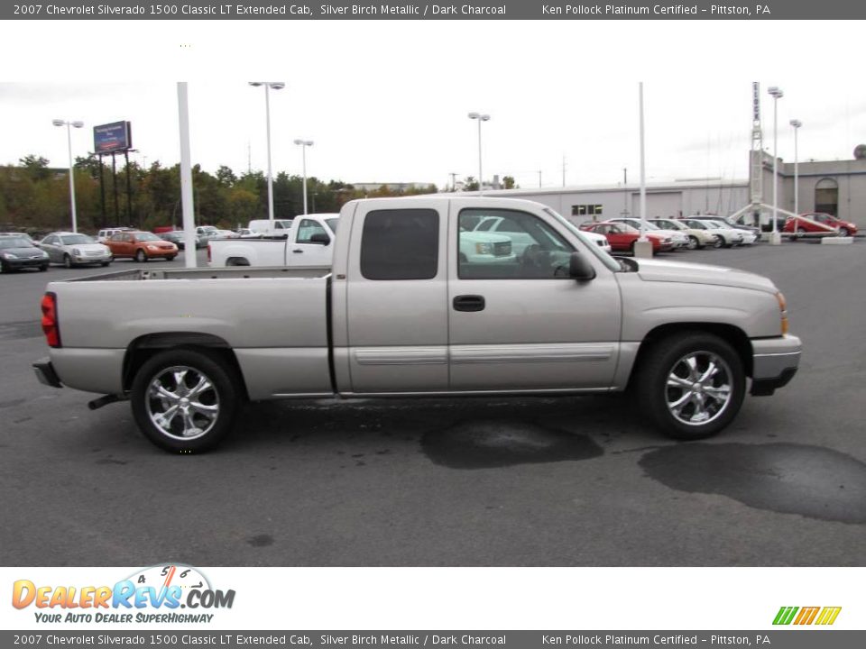 2007 Chevrolet Silverado 1500 Classic LT Extended Cab Silver Birch Metallic / Dark Charcoal Photo #5