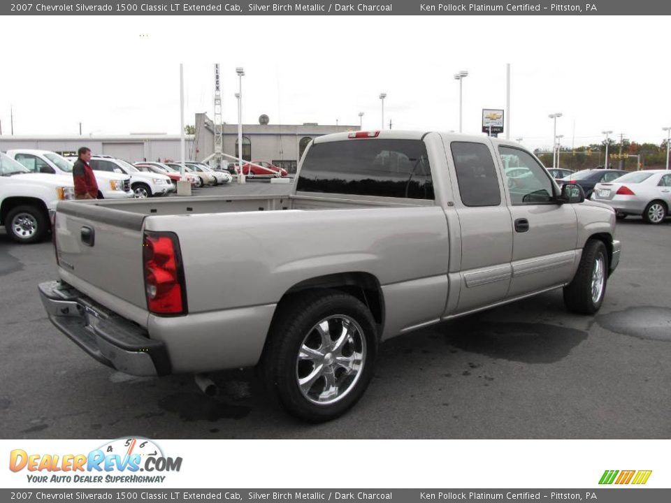 2007 Chevrolet Silverado 1500 Classic LT Extended Cab Silver Birch Metallic / Dark Charcoal Photo #6