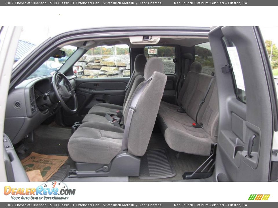 2007 Chevrolet Silverado 1500 Classic LT Extended Cab Silver Birch Metallic / Dark Charcoal Photo #11