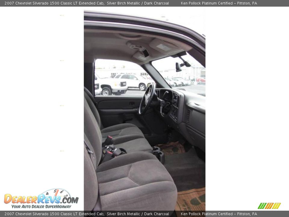 2007 Chevrolet Silverado 1500 Classic LT Extended Cab Silver Birch Metallic / Dark Charcoal Photo #13