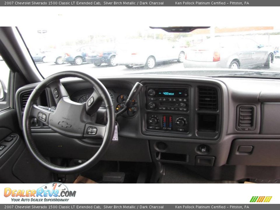 2007 Chevrolet Silverado 1500 Classic LT Extended Cab Silver Birch Metallic / Dark Charcoal Photo #15