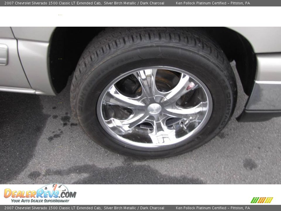 2007 Chevrolet Silverado 1500 Classic LT Extended Cab Silver Birch Metallic / Dark Charcoal Photo #16