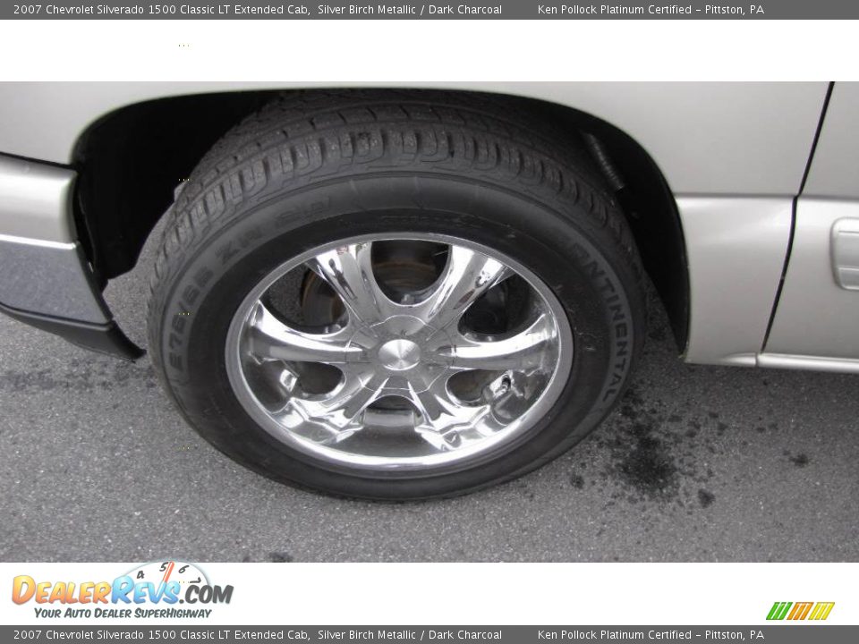 2007 Chevrolet Silverado 1500 Classic LT Extended Cab Silver Birch Metallic / Dark Charcoal Photo #19