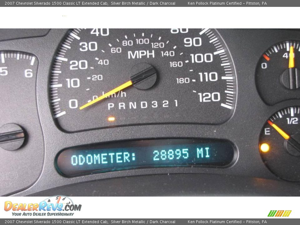 2007 Chevrolet Silverado 1500 Classic LT Extended Cab Silver Birch Metallic / Dark Charcoal Photo #20