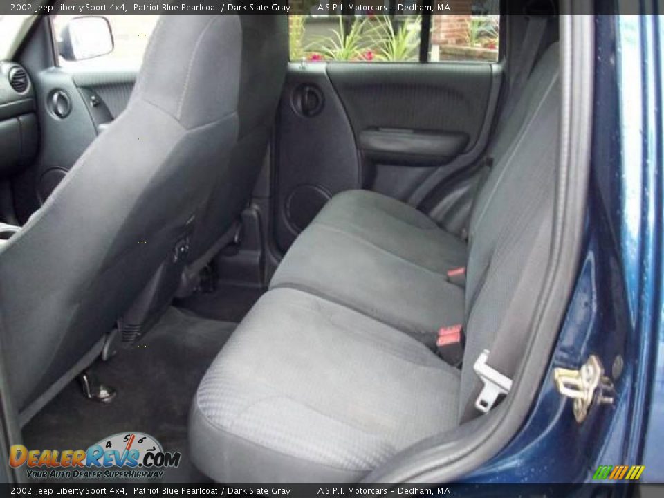 2002 Jeep Liberty Sport 4x4 Patriot Blue Pearlcoat / Dark Slate Gray Photo #11