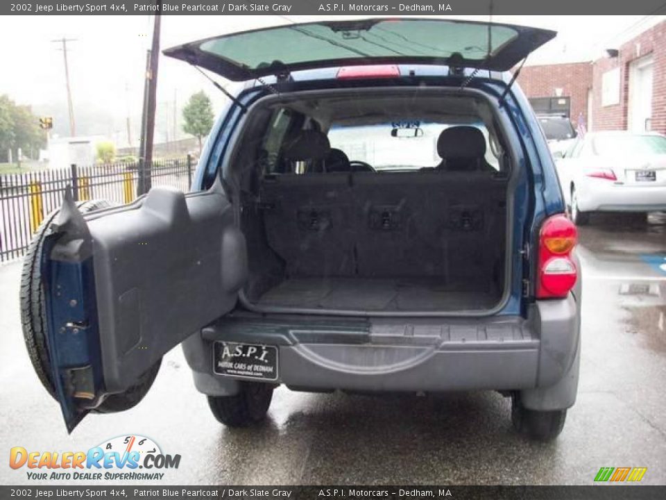 2002 Jeep Liberty Sport 4x4 Patriot Blue Pearlcoat / Dark Slate Gray Photo #12