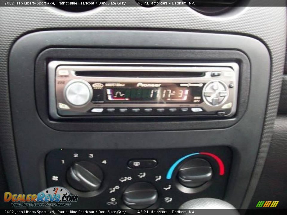 2002 Jeep Liberty Sport 4x4 Patriot Blue Pearlcoat / Dark Slate Gray Photo #14