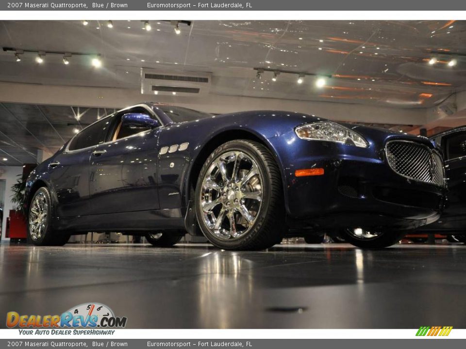 2007 Maserati Quattroporte Blue / Brown Photo #1