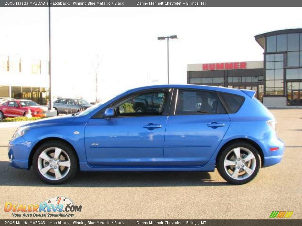2006 Mazda MAZDA3 s Hatchback Winning Blue Metallic / Black Photo #1