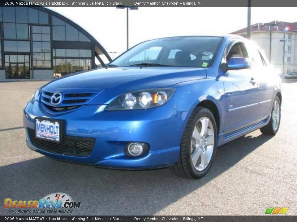 2006 Mazda MAZDA3 s Hatchback Winning Blue Metallic / Black Photo #2